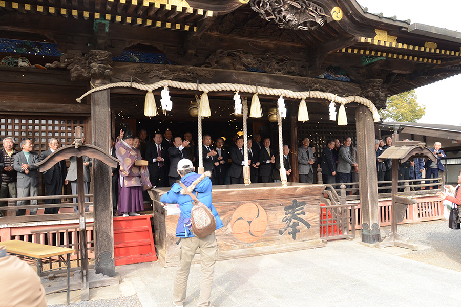 町長活動記録（20140203 雷電神社節分祭）01