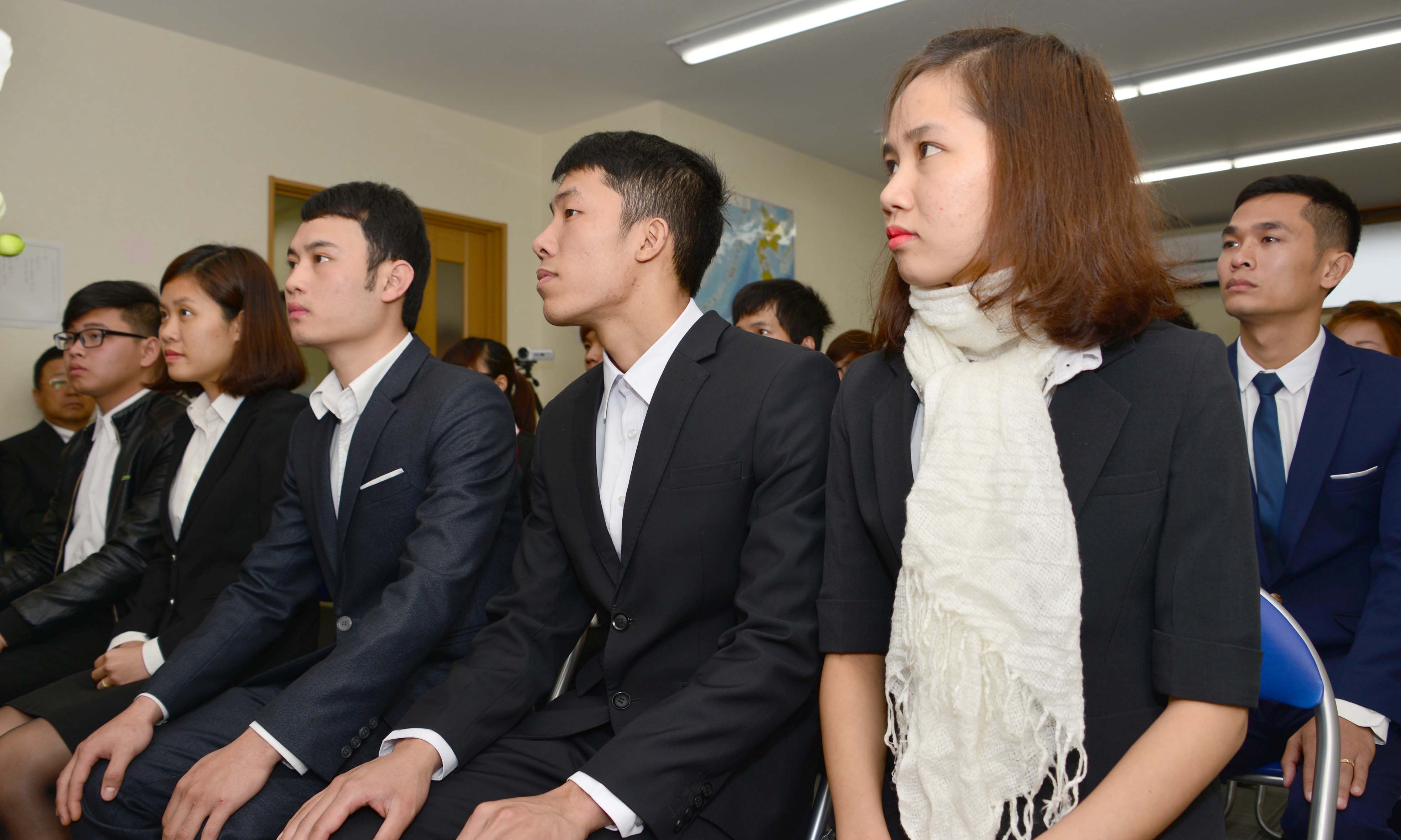 山幸日本語学校入学式の写真2
