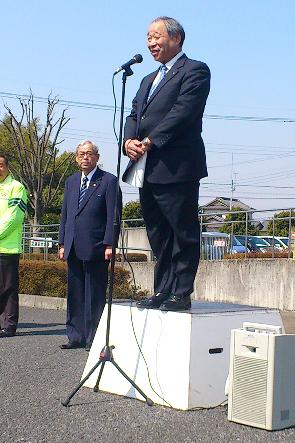 町長活動記録（20120406 春の交通安全運動決起大会）01