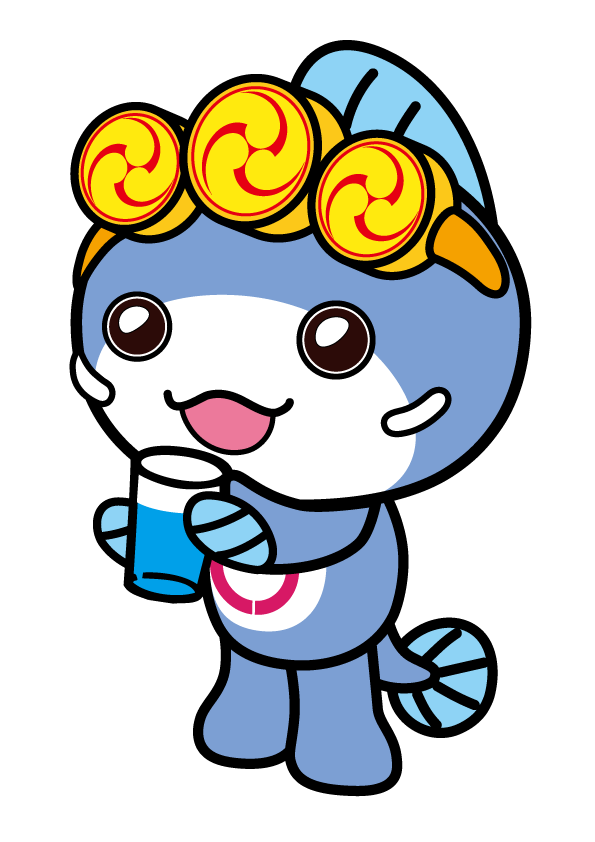水を飲んでいるいたくらん