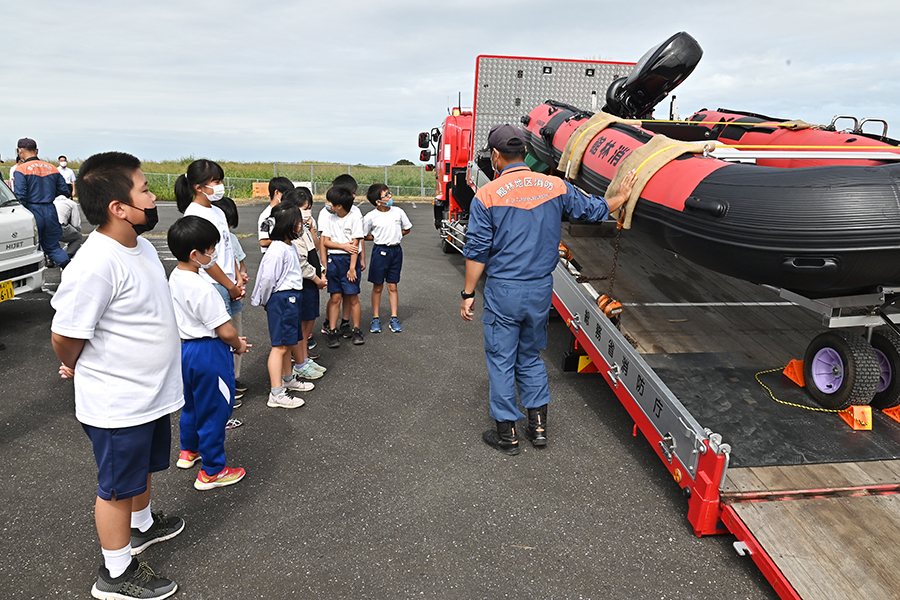 町長活動記録（R040922 東小水防学校）05