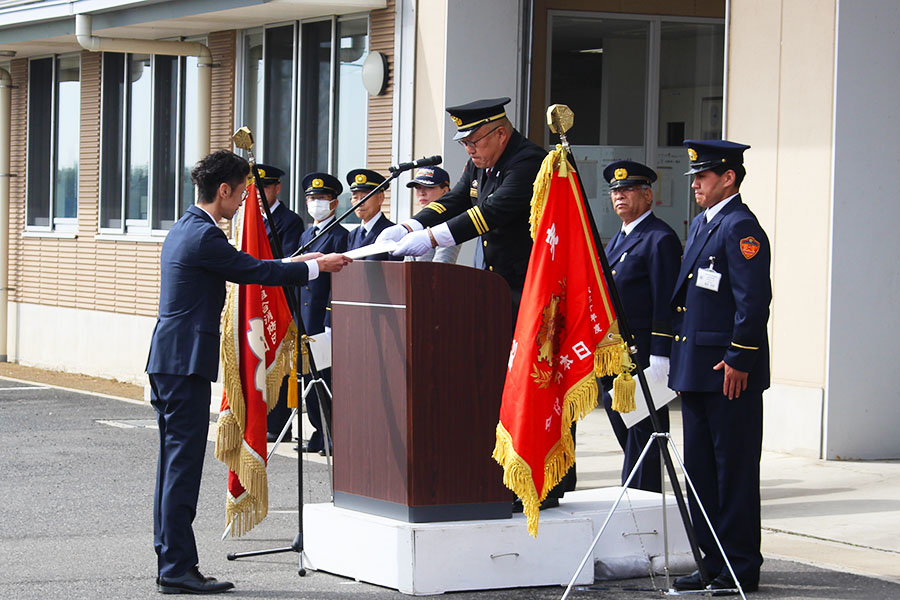 町長活動記録（20240407_板倉消防団辞令交付式）03