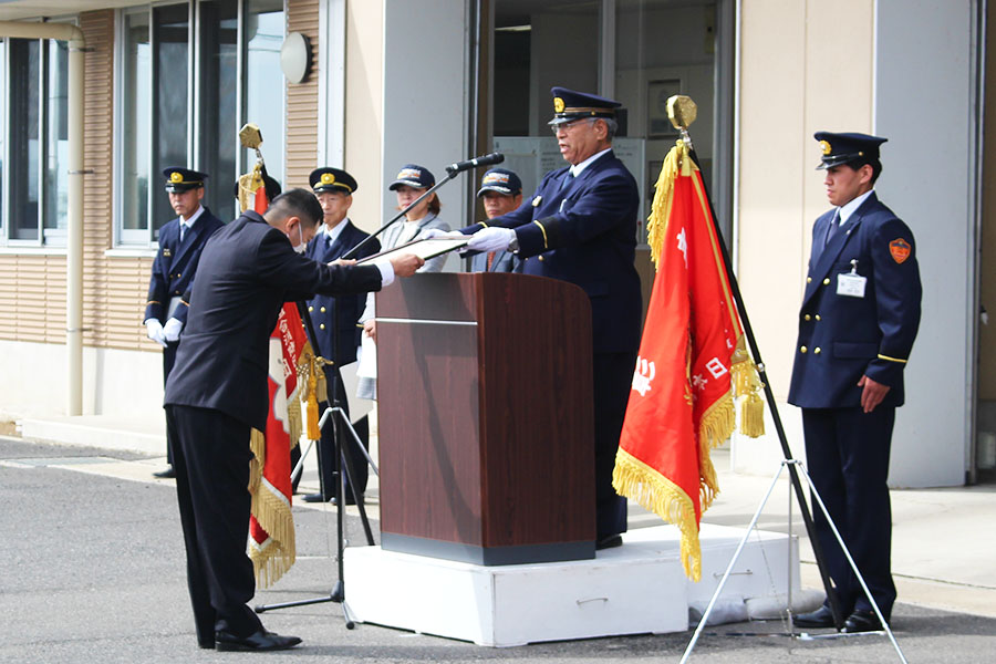 町長活動記録（20240407_板倉消防団辞令交付式）04