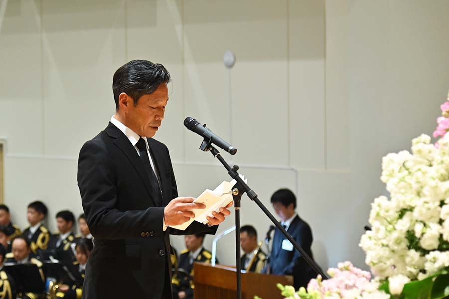 町長フォトニュース（20241127_戦没者追悼式）01
