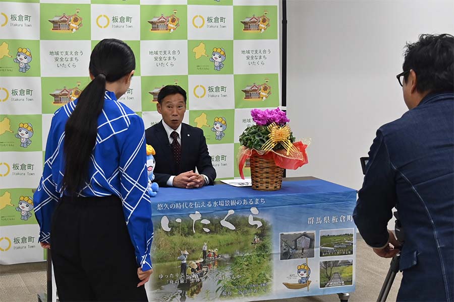 ケーブルテレビ新春特別番組収録1の写真