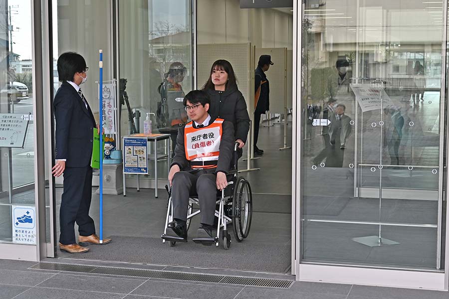 町長フォトニュース（20250128_板倉町役場庁舎消防訓練）02
