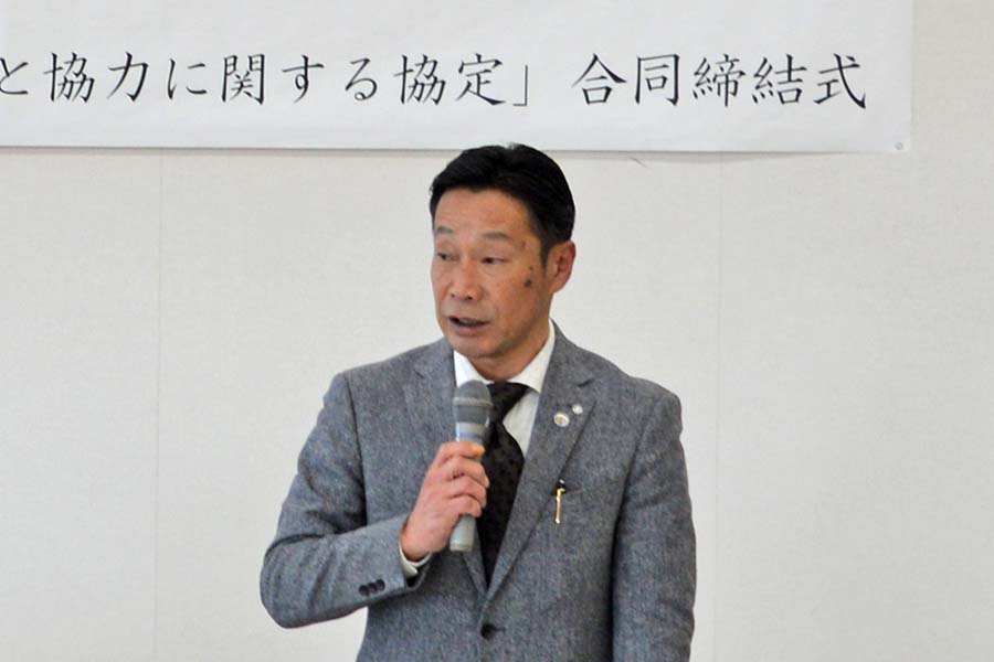 町長フォトニュース（20250217_犯罪被害者等支援における連携と協力に関する協定合同締結式）03