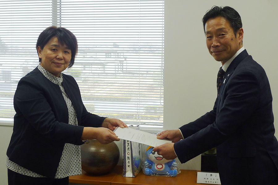 町長フォトニュース（20250312_NHK前橋放送局長来庁）01