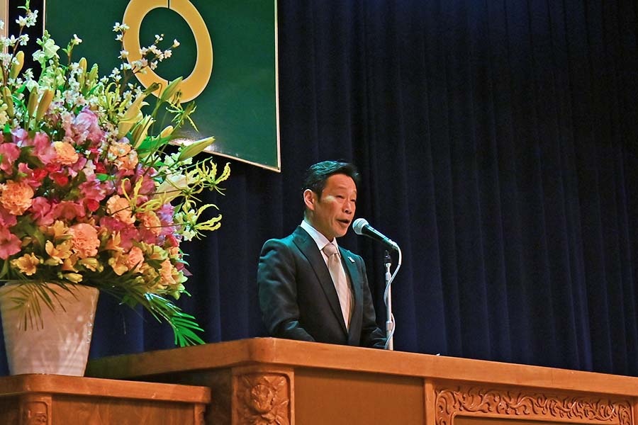 町長フォトニュース（20250313_板倉中学校卒業式）04