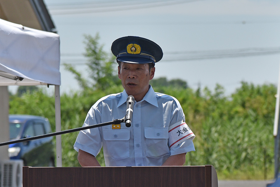 町長フォトニュース（20250622_第52回板倉消防団ポンプ操法競技大会）01