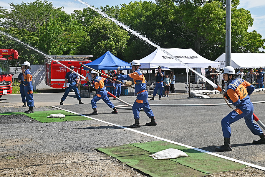 町長フォトニュース（20250622_第52回板倉消防団ポンプ操法競技大会）03