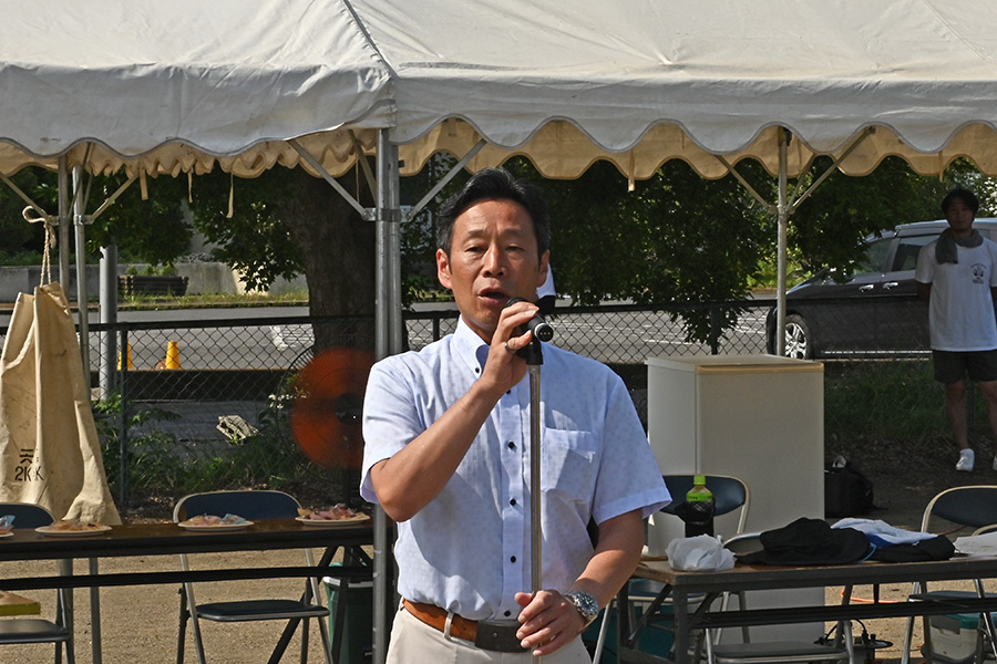 町長フォトニュース（20250713_板倉サッカークラブJr.交流サッカー大会）02