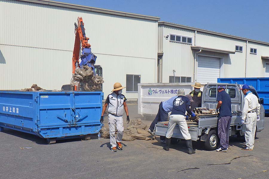 町長フォトニュース(20250819_農業用塩化ビニール系廃資材収集リサイクル)03