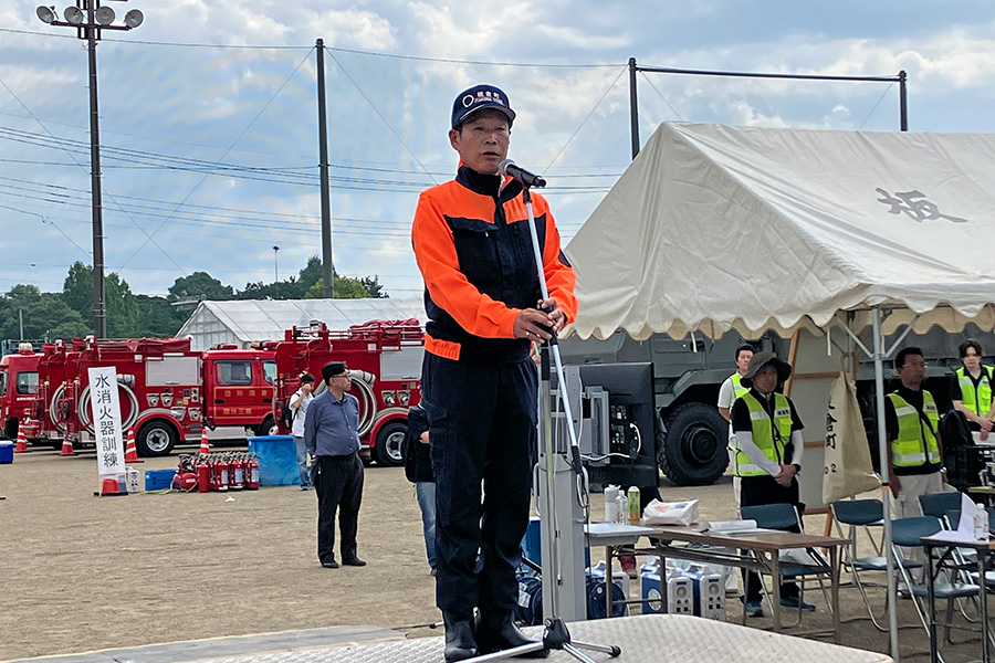 町長フォトニュース（20250928_総合防災訓練 ）06