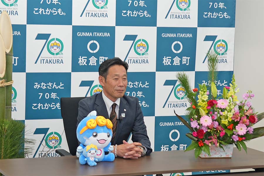 町長フォトニュース（20251218_ケーブルテレビ新春特別番組収録）01