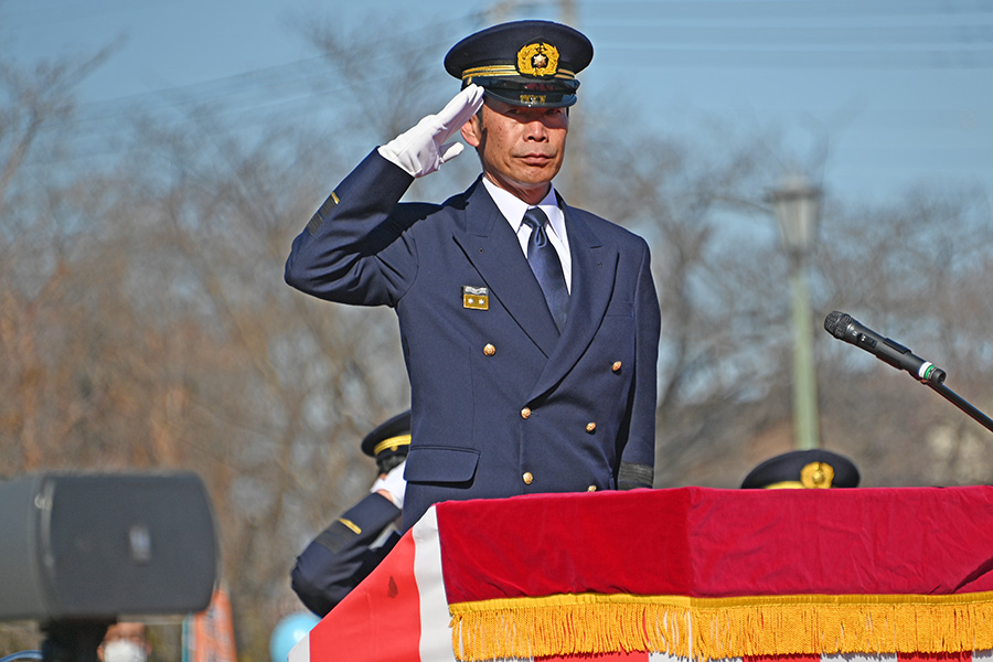町長フォトニュース（令和8年館林地区消防組合消防隊出初式）2