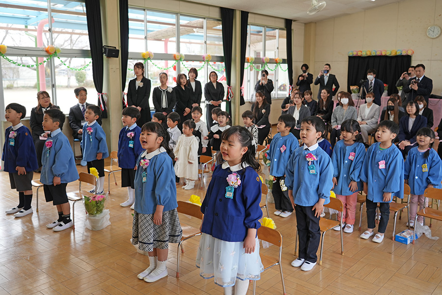 町長フォトニュース（20260325_北保育園の卒園・閉園式）1