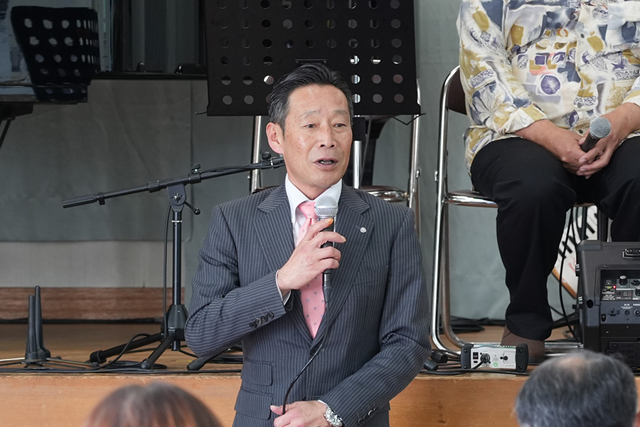 町長フォトニュース（20260329_太陽とツナガル電池の音コンサート）01