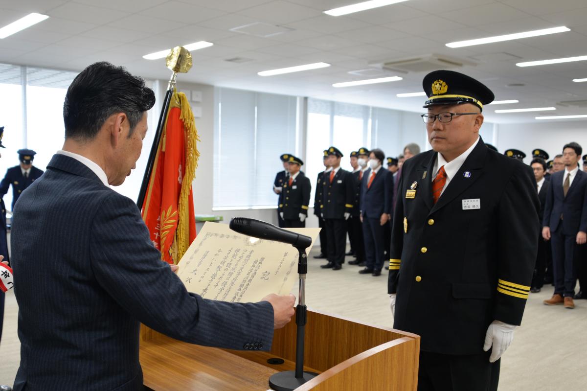 町長フォトニュース（20260405_消防団辞令交付式）04