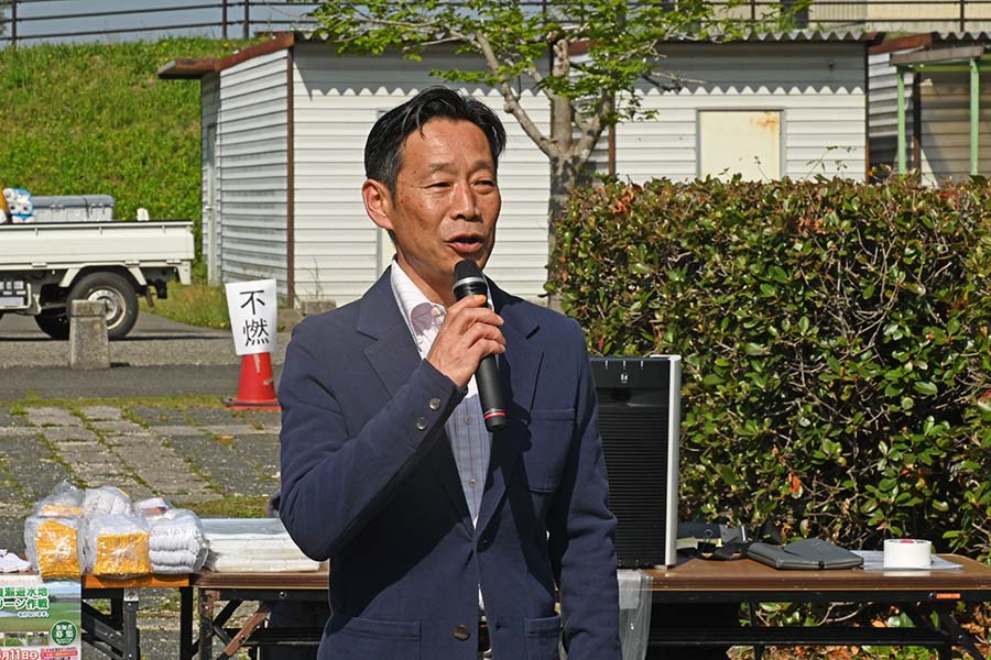 町長フォトニュース（20260411_渡良瀬遊水地クリーン作戦）01