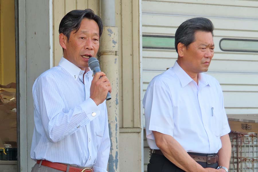 町長フォトニュース(20260818_農業用塩化ビニール系廃資材収集)01