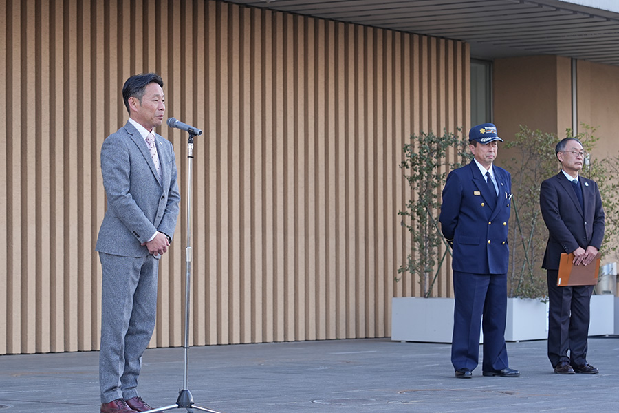 町長フォトニュース（202601_役場庁舎消防訓練）1