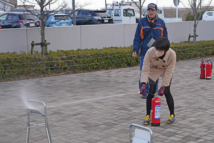 町長フォトニュース（202601_役場庁舎消防訓練）3