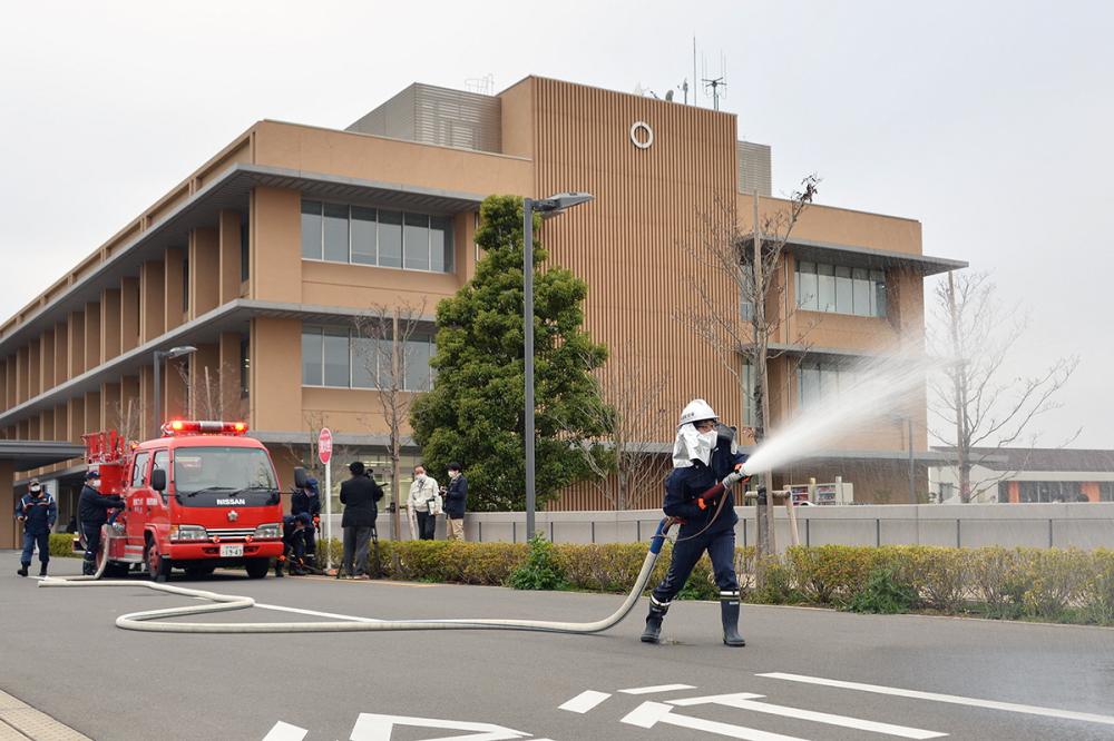 町長活動記録（R021202 役場庁舎消防訓練）06