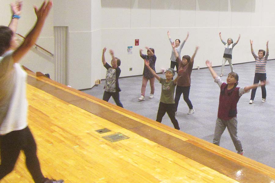 スローエアロビック教室の前からの写真