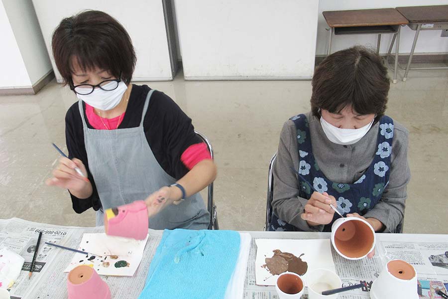 20241030_02（テラコッタドールの寄せ植え教室）