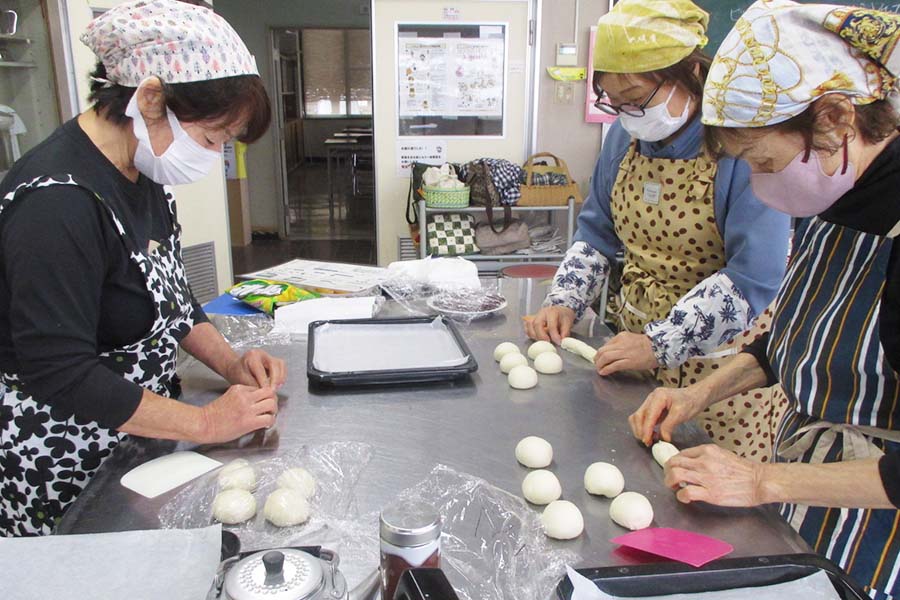 パン作り教室1の写真