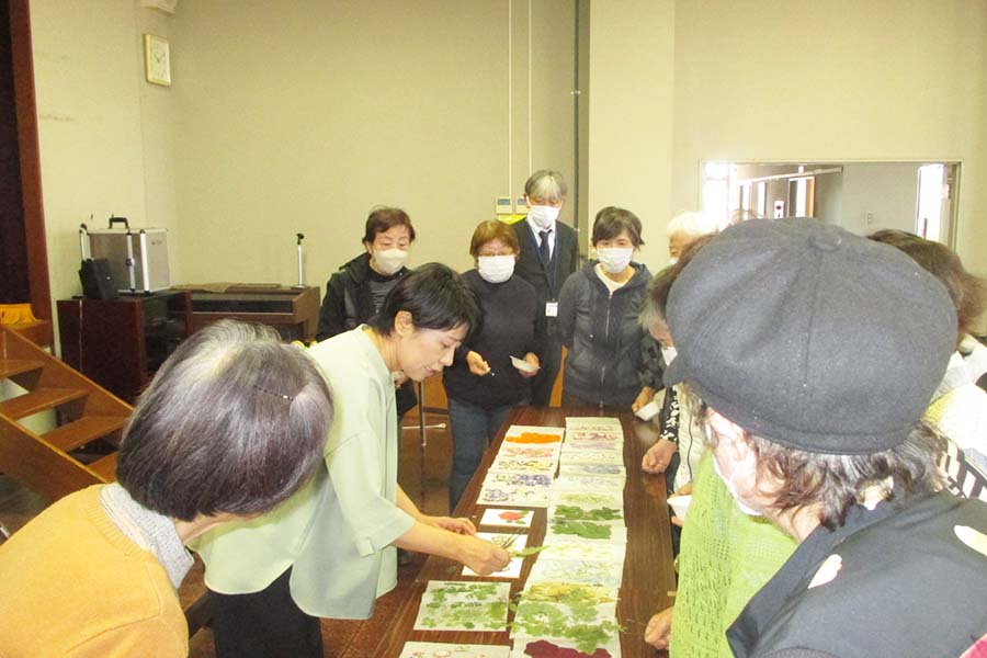 押し花教室1の写真