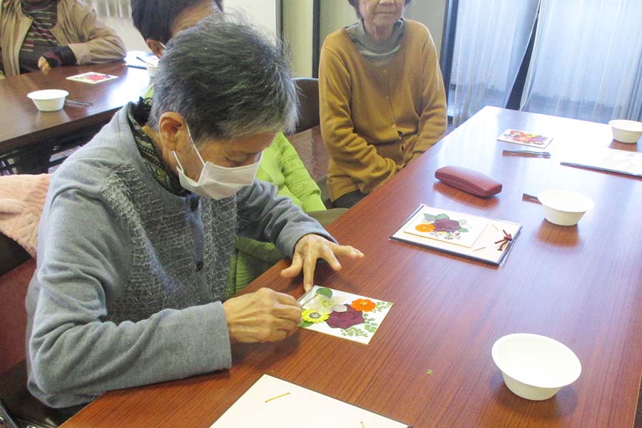 押し花教室2の写真