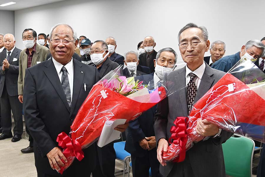 20241115_04（町長・副町長退庁式）