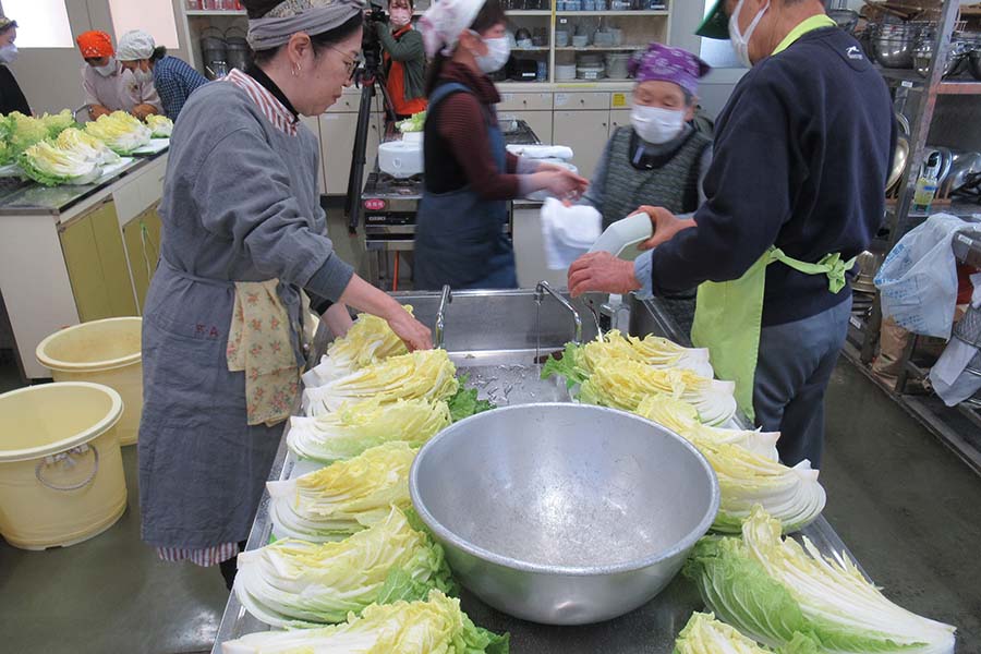 本格的なキムチ作り教室1の写真