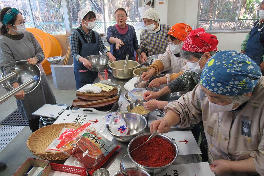 本格的なキムチ作り教室2の写真