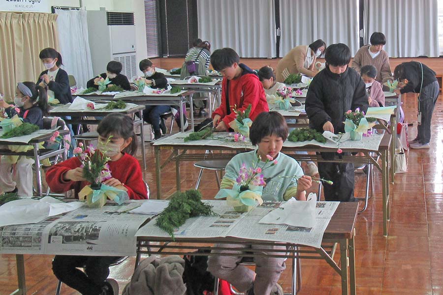 20250125_01（生け花をやってみよう）