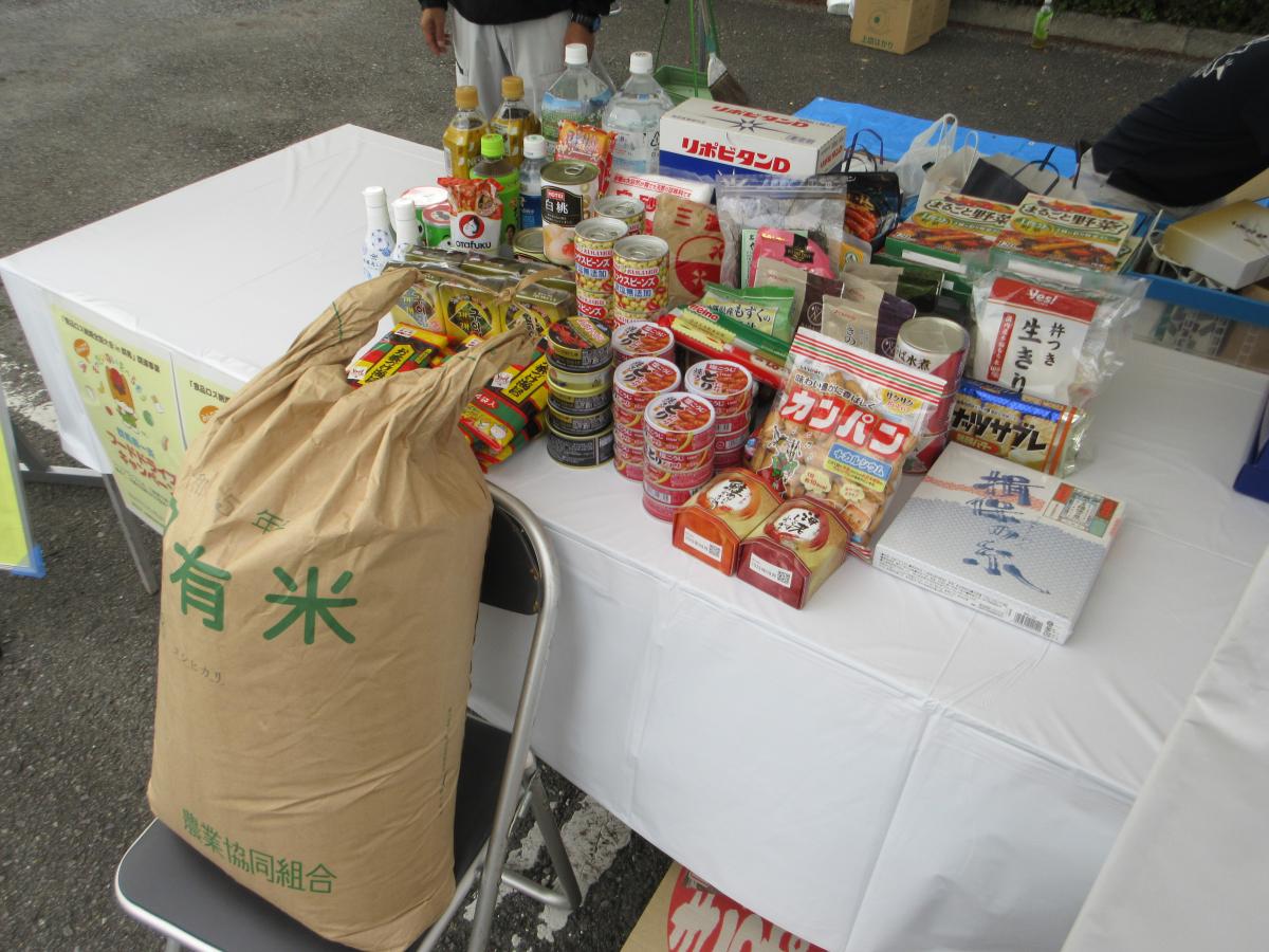 寄贈いただいた食品