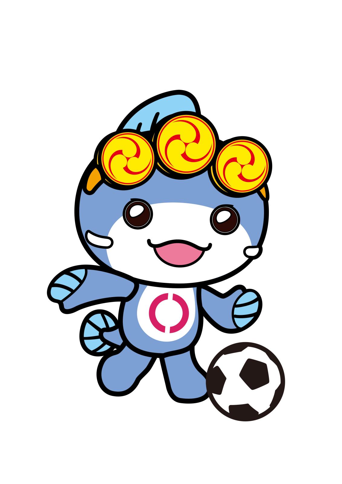 いたくらん展開デザインサッカーのイラスト