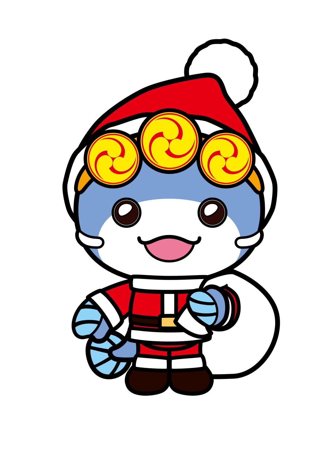 いたくらん展開デザインサンタクロースのイラスト