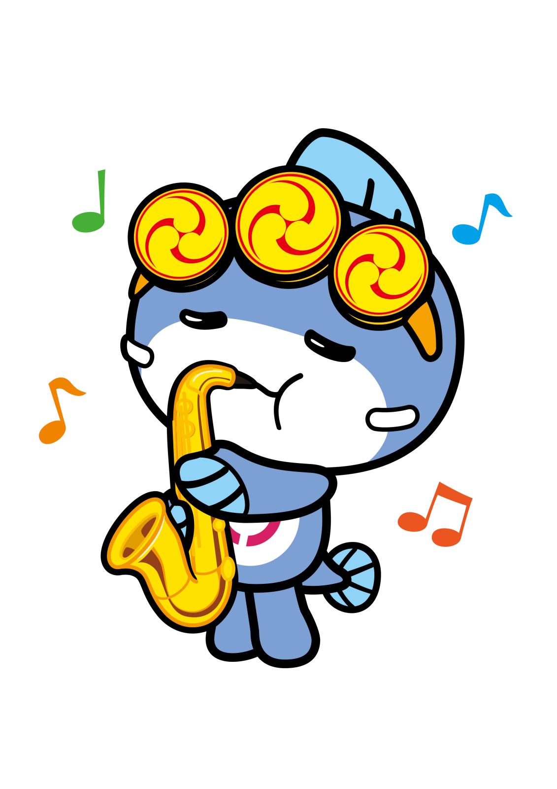 いたくらん展開デザイン吹奏楽のイラスト