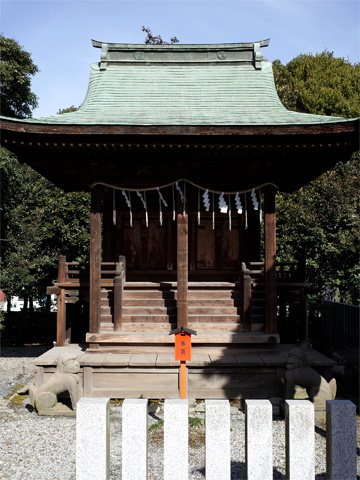 八幡宮稲荷神社社殿の画像