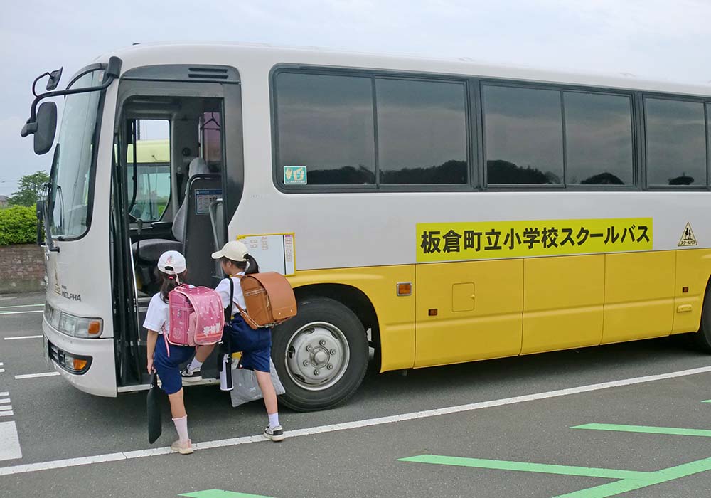 スクールバス登下校の様子2の画像